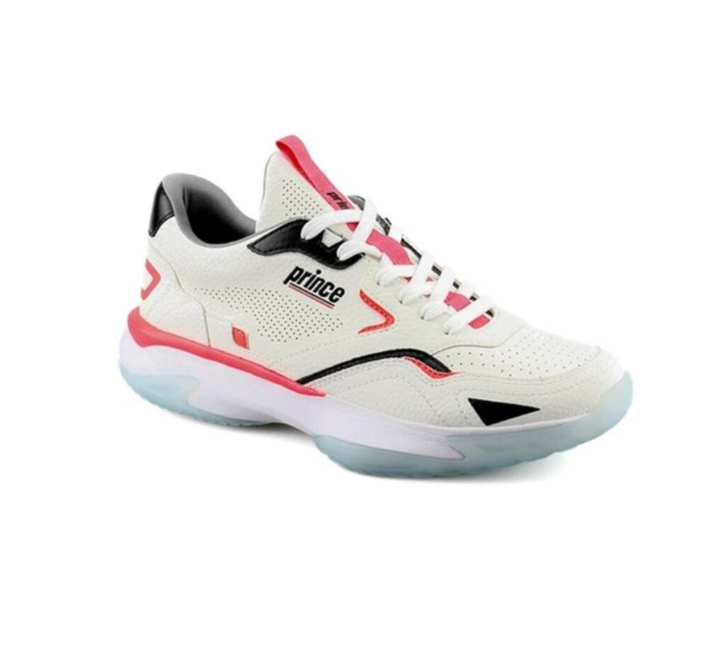 Prince Club 768 Womens Heritage Sneaker white/coral Size 7.5M